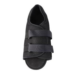 lot 20311 image: ARTIBETTER Post Op Shoe Walking Boot with Adjustable Strap Post Injury Surgical Foot Cast Sandal Square Toe Orthopedic Support Brace for Broken Bone Male Size 6-6.5, Female Size 7.5-8 Black