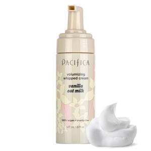 lot 20313 image: Pacifica Hair Mousse - Vanilla Oat Milk �� Light Hold for Soft Volume & Hydration with Touchable Hold, Delightful Vanilla Scent, Vegan & Cruelty-Free, 5 fl oz