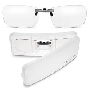 lot 20355 image: Prospek Blue Light Clip On Glasses I Computer Gaming Clip On Glasses I Digital Eyestrain Fatigue I Dry Eyes Relief Eye Protection Sleep Better I Anti Glare