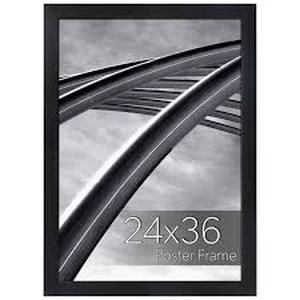 lot 1085 image: Poster frame approximately 36x24 in