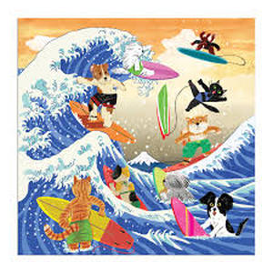 lot 4362 image: Surfing Animals 500 Piece Puzzle