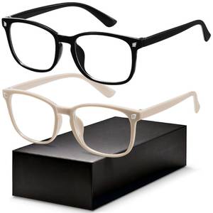 lot 2353 image: Gaoye Blue Light Blocking Glasses - Fashion Square Eyeglasses, Anti UV Ray Computer Gaming Glasses Blue Blockers for WomenMen