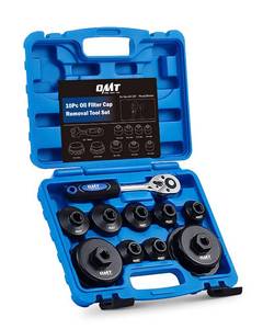 lot 2380 image: Orion Motor Tech Oil Filter Wrench Set, 10pc Oil Filter Socket Set, 38 Drive Metric Oil Filter Cap Wrench Removal Tool Kit, Low Profile Oil Filter Socket Set Compatible with Toyota VW BMW Mercedes