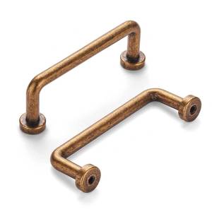 lot 4403 image: khtumeware 8 Pack 3 inch(76mm) Hole Center Antique Brass Cabinet Pulls Vintage Cabinet Handle Kitchen Hardware Farmhouse Vintage Dressing Table Drawer Handle Classic Wardrob.