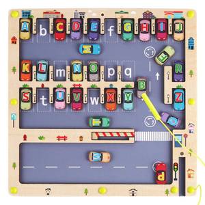 lot 4405 image: Magnetic Alphabet Maze Letter Puzzle for Fun Learning, Montessori Educational Toy for 3 4 5 Year Old Boys and Girls, Fine Motor Skills Development and Sensory Play