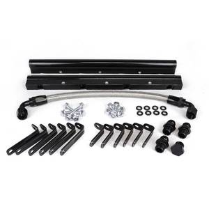 lot 4412 image: JGhyperX 534-218219 Fuel Rail Kit EFI 8AN LS Compatible with GM Gen III or IV LS1 LS3 L92 only fit for 300-136 300-137 intake manifold V8 Engines
