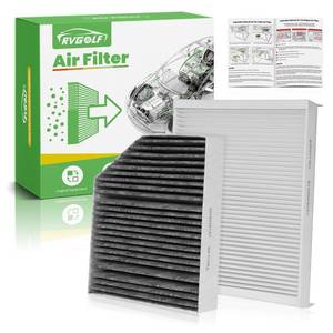 lot 4438 image: RVgolf 2PCS Cabin Air Filters Fit for 2015-2023 Mercedes C300, 2016-2022 GLC300, 2017-2019 E300, 2020-2023 E350, 2021-2023 E450 Replacement External & Internal Car Accessories 2058350147 1668300218