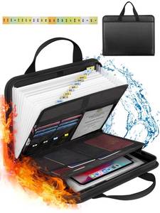 lot 4474 image: onvvippiv Important Document Organizer Folio Accordion File Organizer Fireproof Expanding File Folder Storage Box with Zipper Labels 13 Pockets for Business Office Receipt Travel