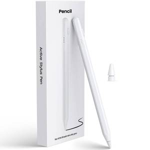 lot 4494 image: AOURUCH Stylus Pen for iPad 2018-2025 - LED Power Display Type-C Fast Charging 1st Gen with Tilt Sensitivity Palm Rejection for iPad 6-11 Gen Air 345M2M3 Mini 56 Pro 1112.9M4 (White)