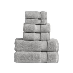 lot 5677 image: Modern Threads Luxury 6-Piece Quick-Dry Towel Set �� Plush & Ultra-Absorbent for Spa-Like Experience, Cloud