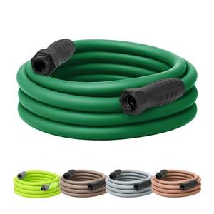 lot 5691 image: Flexzilla Colors SwivelGrip Garden Hose 58 in. x 25 ft., Lightweight All-Weather Water Hose, Durable and Flexible, Leak-Free Connections, Forest Green