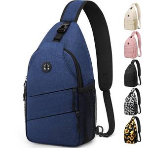 lot 6035 image: Pritent Crossbody Bags for Women Men Trendy Sling Bag Bakpack Casual Chest Bag with Convertible Shoulder Strap Travel Cross Body Bag for Hiking Traveling Outdoors(Blue)