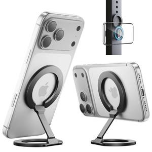 lot 6058 image: SUPERONE 2026 Upgraded Magnetic Phone Grip for MagSafe Kickstand, Removable Gym Dual-Side Magnetic Phone Holder Mag Safe Phone Stand for iPhone 171615141312 MagSafe Case, Fit MagSafe Car Mount