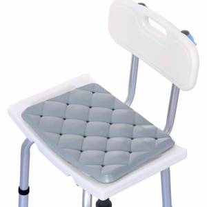 lot 6062 image: Waterproof Shower Cushion Seat Pad for Bath Bench, Chair, Bathtub, or Walk-in Tub, Non-Slip Foam Bath Seat with Drain Holes, Tailbone Relief Support Padded Bench Cushion for Seniors Inside Shower