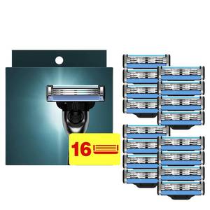 lot 6069 image: 16 Count Razor Blade Refills, Mach 3 Razor Refills for Men incomplete
