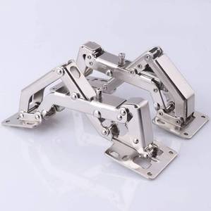 lot 6131 image: A2 Pack 175 Degree Hidden Hinges Frameless Cabinet Hinges Hydraulically Adjustable Mount Soft Close, Full Cover (170 Degree Hinge)