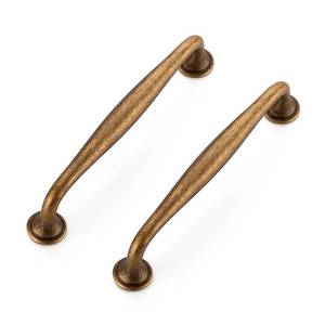lot 6138 image: Ravinte 20 Pack 5 Inch Antique Brass Kitchen Cabinet Handles Solid Zinc Alloy Cabinet Pulls Cupboard & Drawer Handles