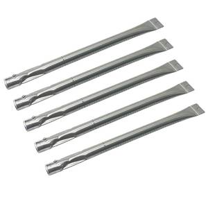lot 6143 image: Direct Store Parts DA101 (5-Pack) Stainless Steel Burner Replacement for Master Forge Models L3218, P3018, SH3118B Gas Grill