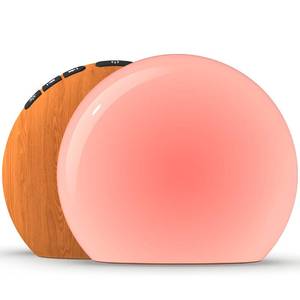 lot 10099 image: Meditation White Noise Sound Machine with 30 Soothing Sounds 12 Colors Night Light 10 Brightness Levels 32 Volume Level 4 Timers and Memory Function Sleep Machine for Baby Kids Adults (Wood Grain)