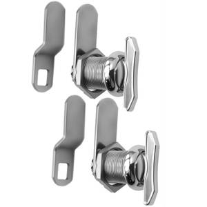lot 10122 image: WOOCH 58 Thumb Operated Offset Cam Lock, RV Compartment Latch, Non-Locking Thumb Turn, for RV Compartment Camper Storage Door (2 Pack)