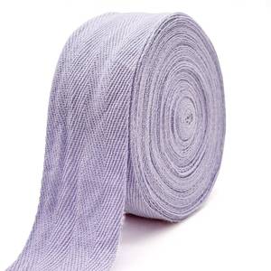 lot 10129 image: ZHFMLY 1.5 Inch Lavender Herringbone Webbing - 12 Yards Cotton Twill Tape Ribbon for Sewing, Binding Trim, DIY Crafts, Gift Wrapping, Knit Fabric Edges