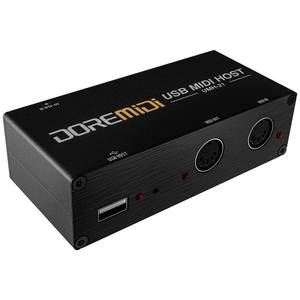lot 11529 image: CAMOLA Upgraded USB Host MIDI Interface, 1-in and 1-out, High Speed USB to MIDI Converter, Standard MIDI 16 Channels, Compatible with USB1.01.1 (UMH-21)