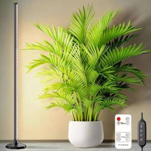 lot 11534 image: Uocub Standing Grow Lights for Indoor Plants, 6000K Full Spectrum Plant Lights with Timer, 252 LEDs Vertical Grow Lights,10 Dimmable Levels, Adjustable Height Plant Growing Lamp, 120° Wide Coverage