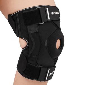 lot 12289 image: Plus Size Knee Brace for Knee Pain, with Hinges & Cross Compression Straps for Meniscus Tear, Arthritis, Joint Support Adjustable for Men & Women, Obese People (XL2XL)