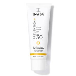 lot 12331 image: IMAGE Skincare, PREVENTION Clear Solar Gel SPF 30 Sunscreen, Broad Spectrum, Transparent Weightless Finish and No White Cast, Perfect Travel Size, 1.5 oz