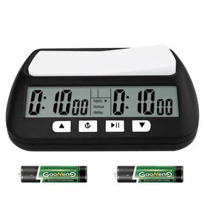 lot 12342 image: Digital Chess Clock Timer,QINFIEY Chess Timer for Board Games,Professional with Bonus Delay Count Down Up Function,Batteries Included