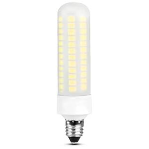 lot 12361 image: Feit Electric Specialty 6.5 Watts LED Light Bulb with 75-Watt Equivalent, Dimmable T4 Bulb, 750 Lumens, 9 Yrs. Leftime, 3000K Warm White, Pack of 1 - BP75MC830LED