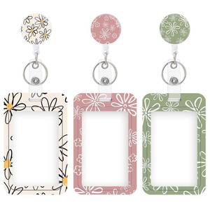 lot 12390 image: 3 Set Heavy Duty Badge Holder with Retractable Reel,ID Badge Holder Key Card Work Badge Clip for Nurse Teacher Student Office Women Men