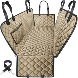 lot 15107 image: URPOWER Dog Car Seat Cover for Back Seat Waterproof Seat Cover Hammock 600D Heavy Duty Scratch Proof Nonslip Durable Soft Backseat Covers for Cars Trucks and SUVs