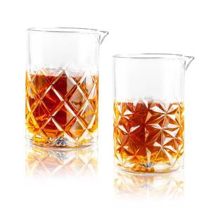 lot 15116 image: FARQAN 24 Oz Cocktail Mixing Glass Stirring Glasses for Whiskey Cocktail Mixing Shaker Glass Martini Old Fashioned Crystal Bar Set 700ml 2PCS