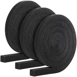 lot 15120 image: Pushglossy 3 Roll 240 L Air Conditioner Foam Strip Foam Weather Stripping 1 X 1 Inch Non Adhesive Insulating Strip High Resilience Weatherseal Tape Energy Saving for Window Door Summer