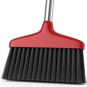 lot 15148 image: Handy Broom, IndoorOutdoor Brooms, Duty Kitchen Broom, for Home Garage Kitchen Office Courtyard Lobby Patio Lawn Concrete (1, Red)