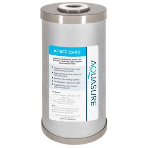 lot 15157 image: Fortitude V2 Series SedimentCarbonZinc Bacteria Inhibiting Triple Purpose Replacement Filter - Standard (SedimentCarbonZinc, Standard)