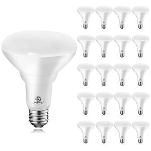 lot 15177 image: Energetic BR30 LED Recessed Light Bulb, 11W75W, 3000K Warm White, 900LM, Dimmable Ceiling Flood Light Bulb for Cans, CRI80, 20Pack