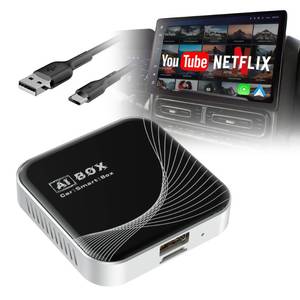 lot 16012 image: TERUNSOUl 3-in-1 Wireless CarPlay Adapter & Android Auto Wireless Adapter, Plug & Play, Easy Setup, Supports Netflix, YouTube, TF Card, and More for Cars with OEM Wired CarPlayAndroid Auto