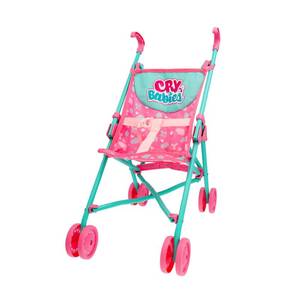 lot 16016 image: Cry Babies Baby Doll Stroller,Pink