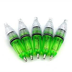 lot 16032 image: Aomeiter 5Pcs 4.7 Deep Drop Super Waterproof LED Fishing Light Disco Blinking 7 Colors (5 Packs)