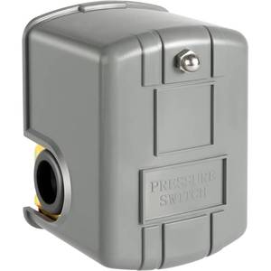 lot 16051 image: YSD Pressure Switch for Well Pump, 40-60PSI, Adjustable Differential, 14 NPT, Automatic, Grey