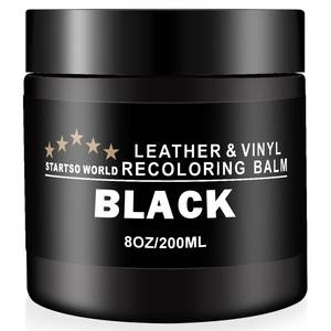 lot 16068 image: STARTSO WORLD Leather Recoloring Balm, Black Leather Repair Kit for Furniture, Leather Dye, Leather Color Restorer for Couches, Leather Couch Paint  Repair, Restore Faded & Scratched Leather