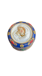 lot 16098 image: Mary and Baby Jesus Decorative Trinket Box