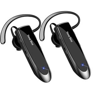 lot 16103 image: 2 Pack Bluetooth Earpiece Wireless Handsfree Headset V5.0 24 Hrs Driving with Mic 60 Days Standby Bluetooth Headset for iPhone Android Samsung Driver