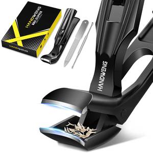 lot 16121 image: Toenail Clippers for Seniors Thick Toenails, Large Toe Nail Clippers for Men with Wide Jaw Opening, Angled Head Toe Nail Clippers for Thick Nails with Catcher Long Handle
