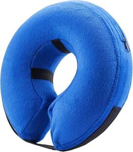 lot 16122 image: BENCMATE Inflatable Dog Cone Collar Alternative, Soft Dog Cone for Small Medium Large Dogs and Cats, Neck Recovery ECollar Donut Collar After Surgery (XXLarge, Blue)