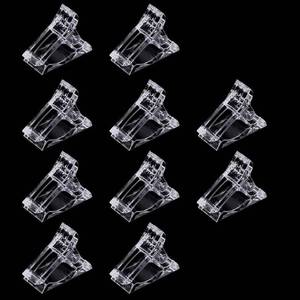 lot 16463 image: DRDS 10Pcs Nail Tips Clip for Quick Building Polygel nail forms Nail clips for polygel Finger Nail Extension UV LED Builder Clamps Manicure Nail Art Tool