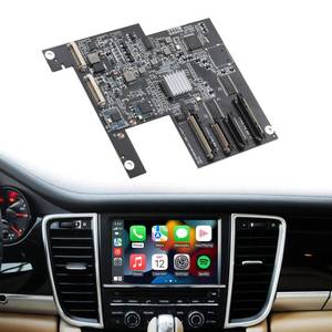 lot 18340 image: ISUDAR 2023 New PCM 3.1 Wireless Carplay & Android Auto Module for Porsche Panamera Cayenne Macan Cayman Boxster 911 718 Support Reverse Camera Parking Sensor Mirror Link Steering Wheel Control