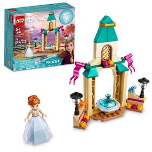 lot 18354 image: LEGO Disney Frozen 2 Anna��s Castle Courtyard Building Toy 43198 Princess Toy Set with Diamond Dress Set and Disney Frozen Mini-Doll Figure, Disney Birthday Gift Idea for Kids Boys Girls Age 5